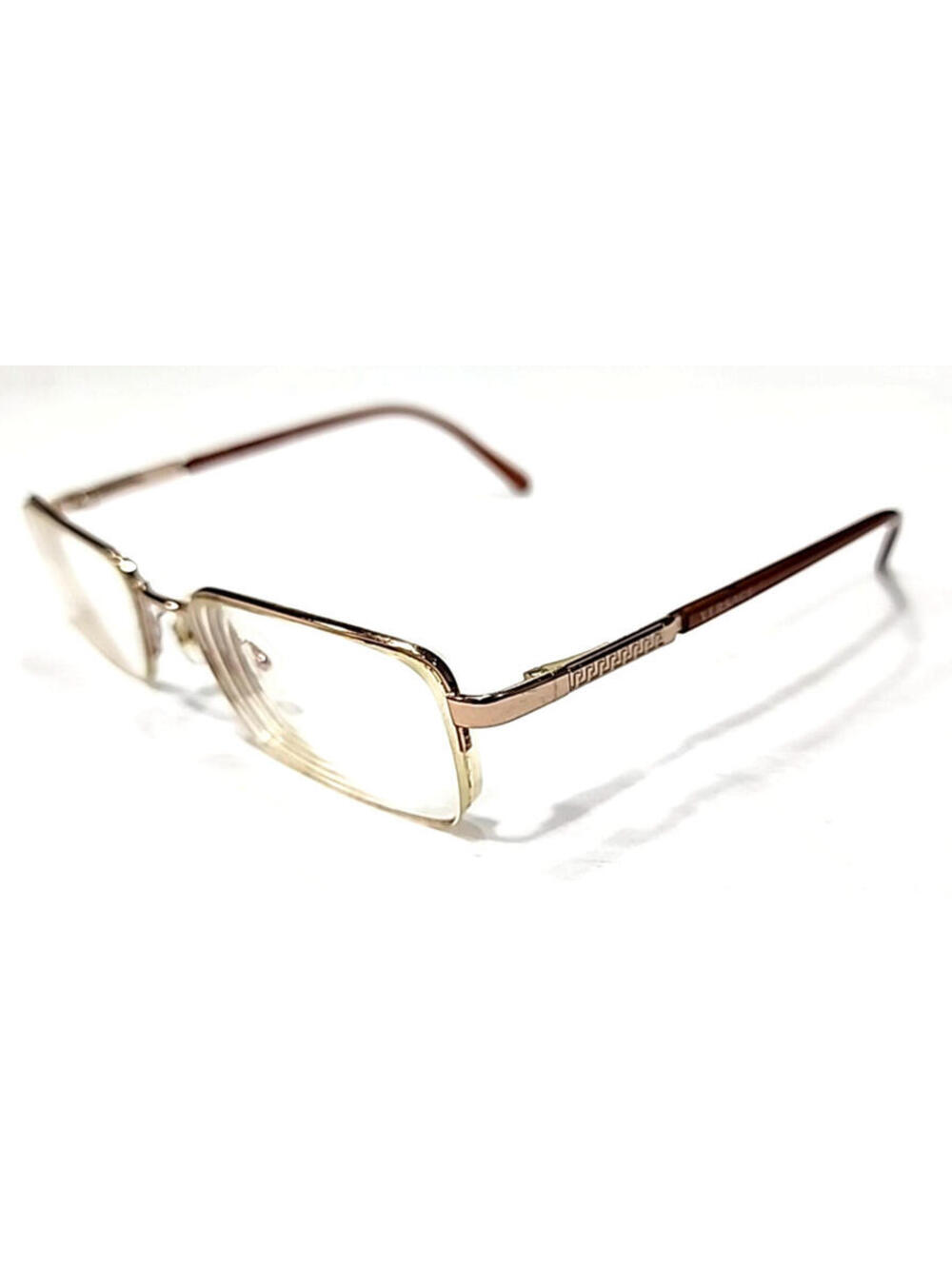 Versace 1066 1053 Gold Metal Half Rim Eyeglasses Frame 50-18 135